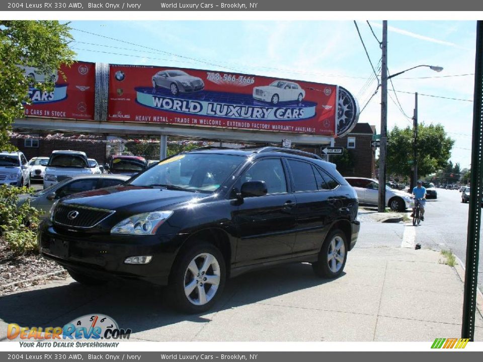 2004 Lexus RX 330 AWD Black Onyx / Ivory Photo #1