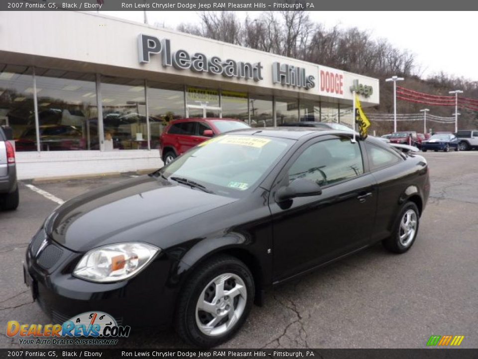 2007 Pontiac G5 Black / Ebony Photo #1