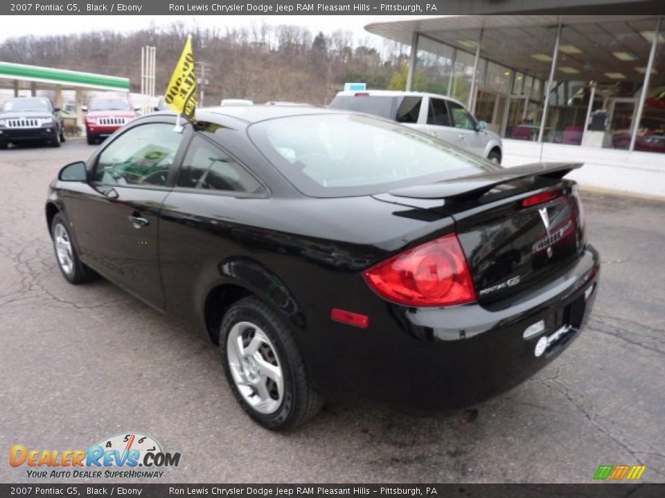 2007 Pontiac G5 Black / Ebony Photo #3