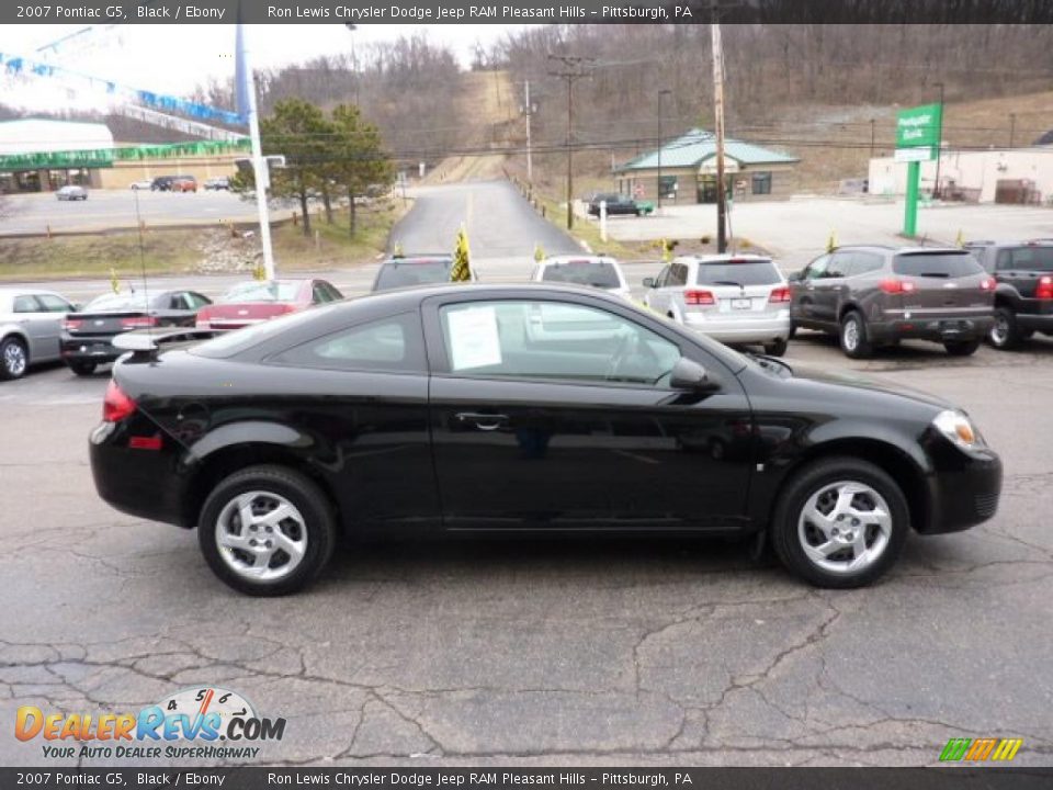 2007 Pontiac G5 Black / Ebony Photo #6