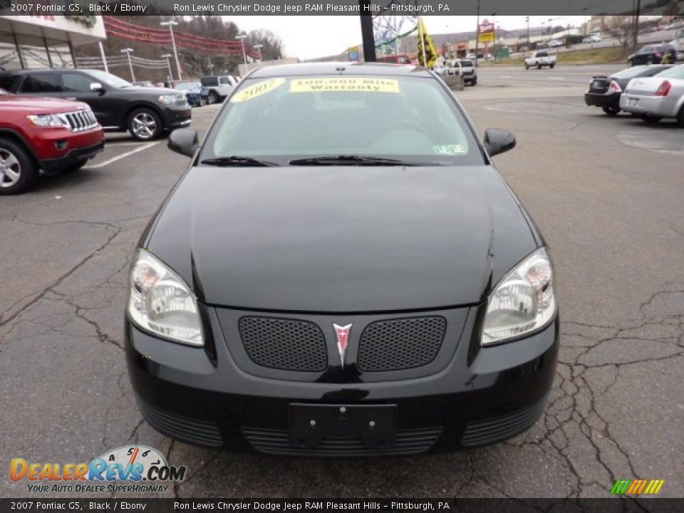 2007 Pontiac G5 Black / Ebony Photo #8