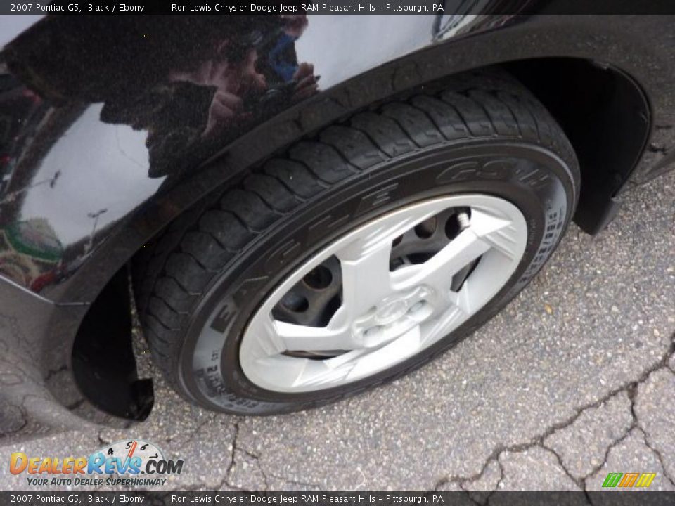 2007 Pontiac G5 Black / Ebony Photo #9