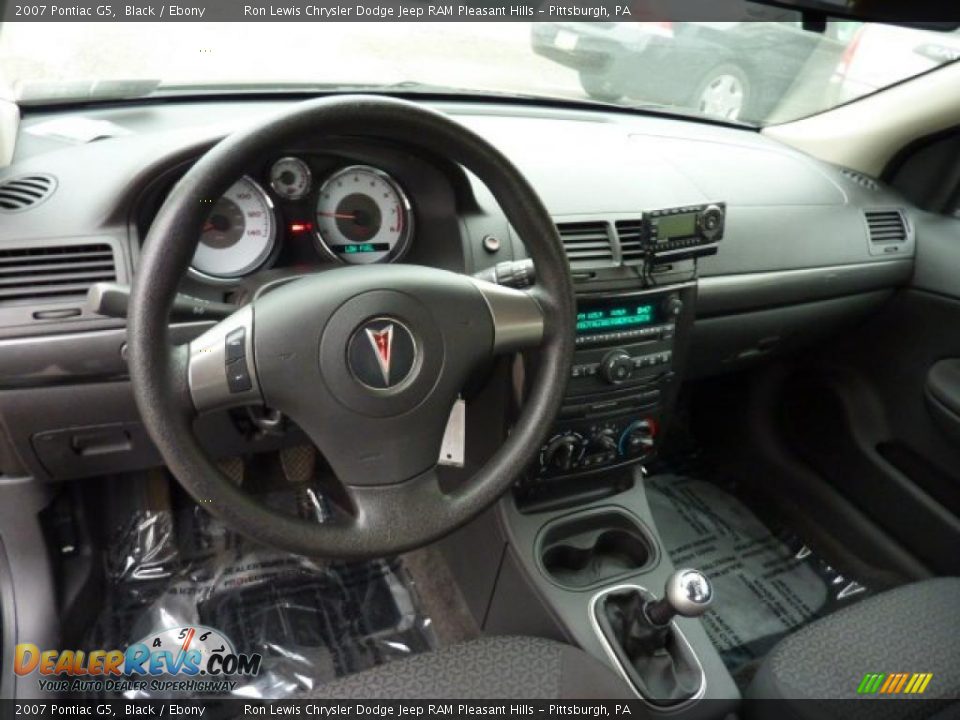 2007 Pontiac G5 Black / Ebony Photo #19