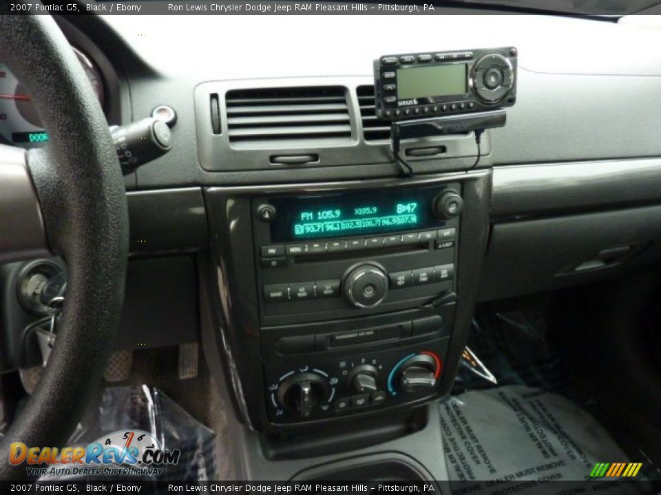 2007 Pontiac G5 Black / Ebony Photo #23