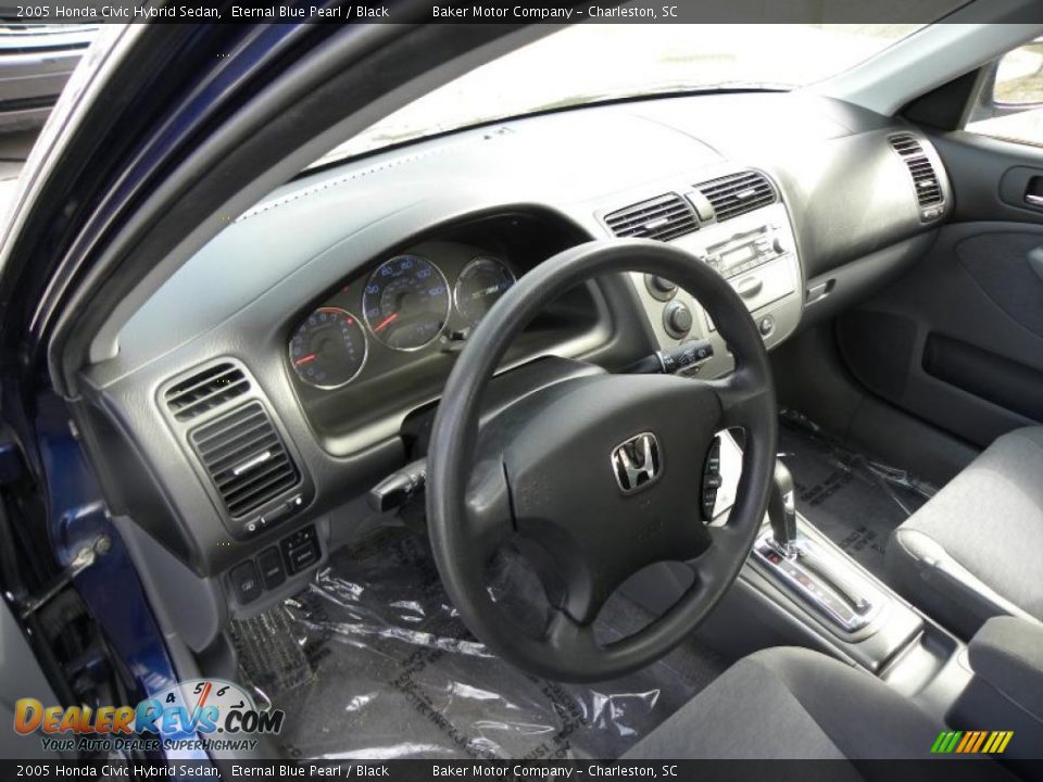 2005 Honda Civic Hybrid Sedan Steering Wheel Photo #3