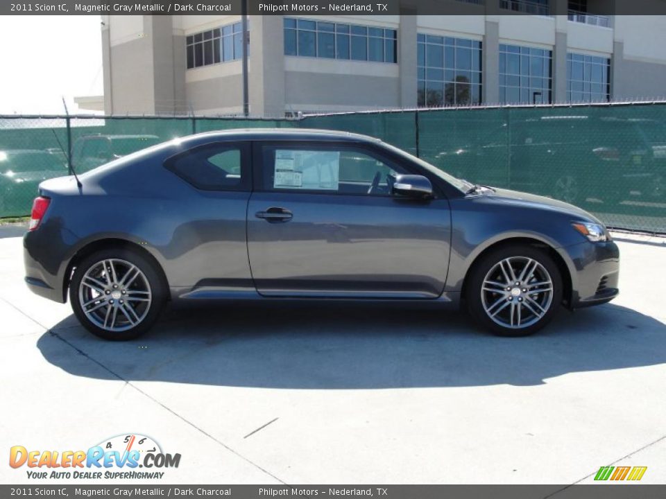 2011 Scion tC Magnetic Gray Metallic / Dark Charcoal Photo #2