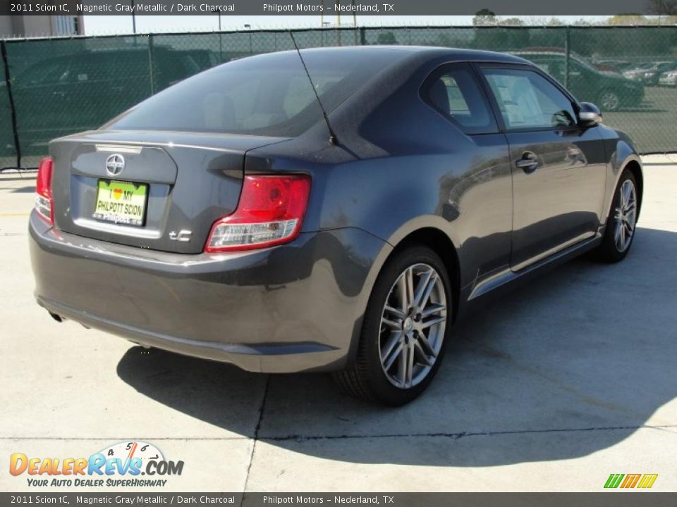 2011 Scion tC Magnetic Gray Metallic / Dark Charcoal Photo #3