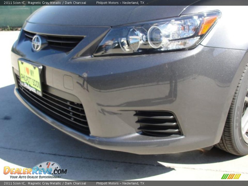 2011 Scion tC Magnetic Gray Metallic / Dark Charcoal Photo #10