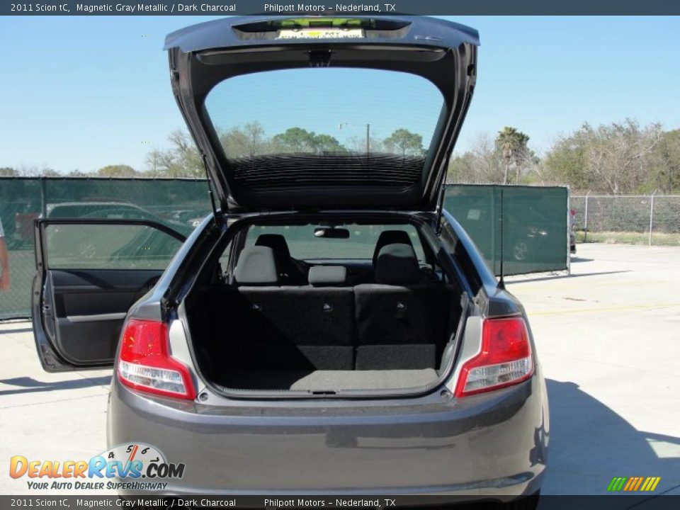 2011 Scion tC Magnetic Gray Metallic / Dark Charcoal Photo #19