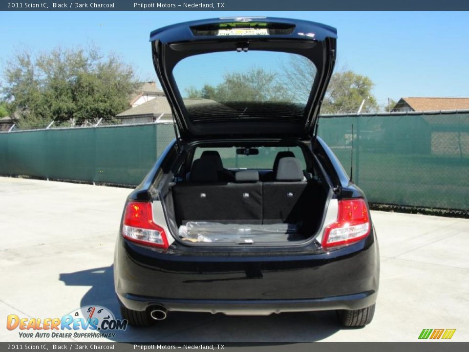 2011 Scion tC Black / Dark Charcoal Photo #19