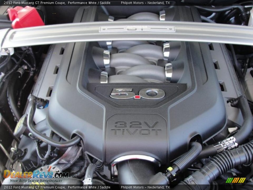 2012 Ford Mustang GT Premium Coupe 5.0 Liter DOHC 32-Valve Ti-VCT V8 Engine Photo #17