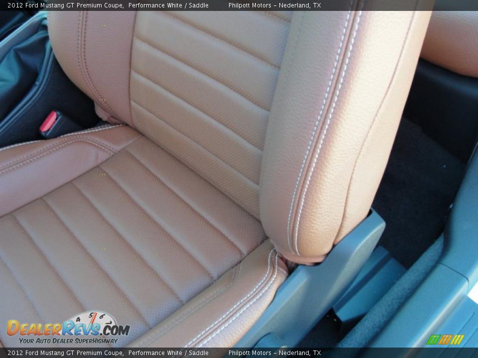 Saddle Interior - 2012 Ford Mustang GT Premium Coupe Photo #23