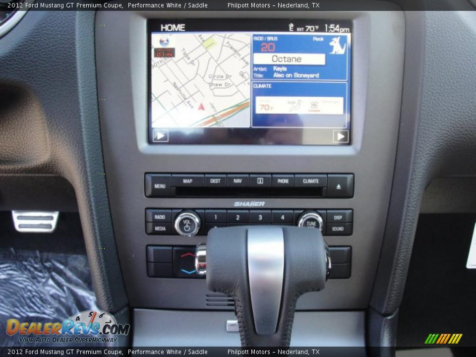 Navigation of 2012 Ford Mustang GT Premium Coupe Photo #27