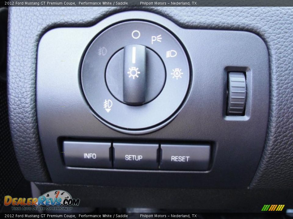 Controls of 2012 Ford Mustang GT Premium Coupe Photo #35