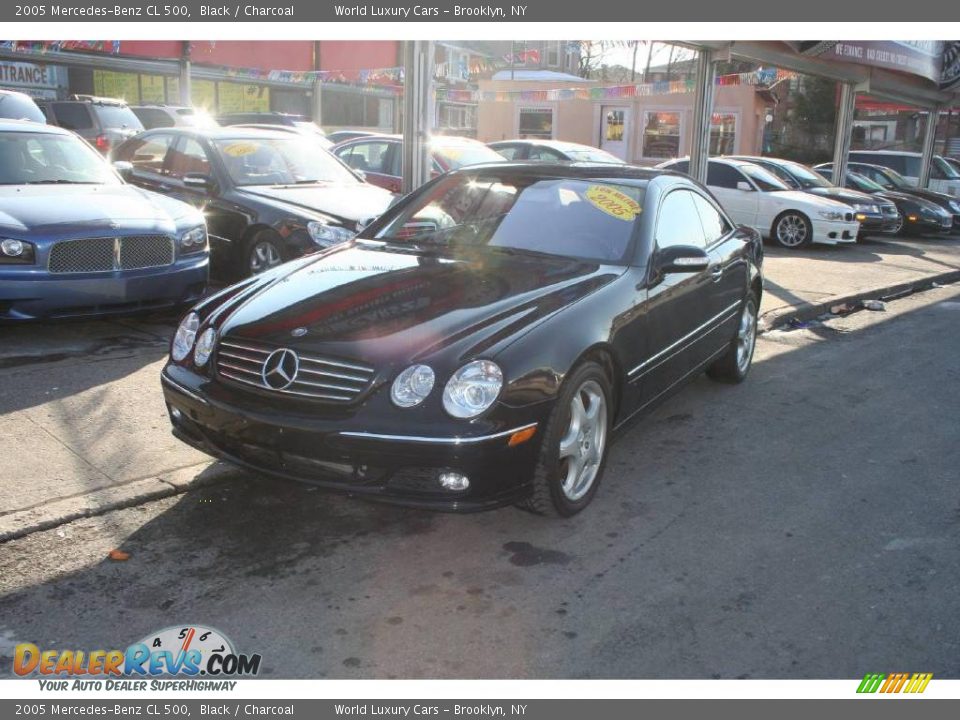 2005 Mercedes-Benz CL 500 Black / Charcoal Photo #2