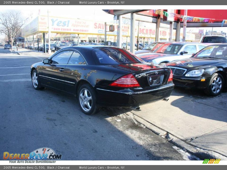 2005 Mercedes-Benz CL 500 Black / Charcoal Photo #6