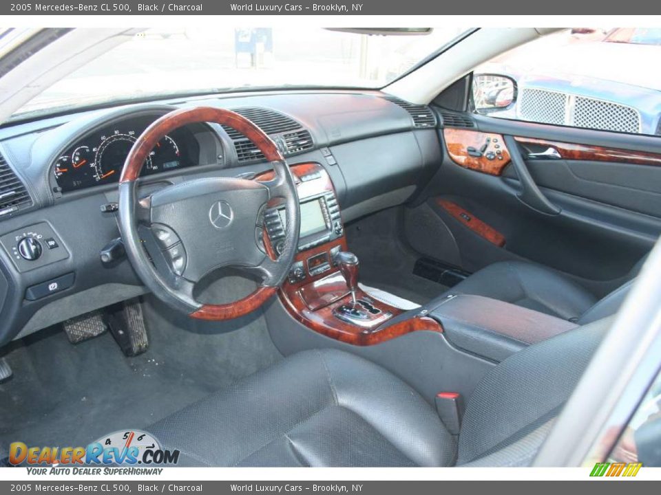 2005 Mercedes-Benz CL 500 Black / Charcoal Photo #7