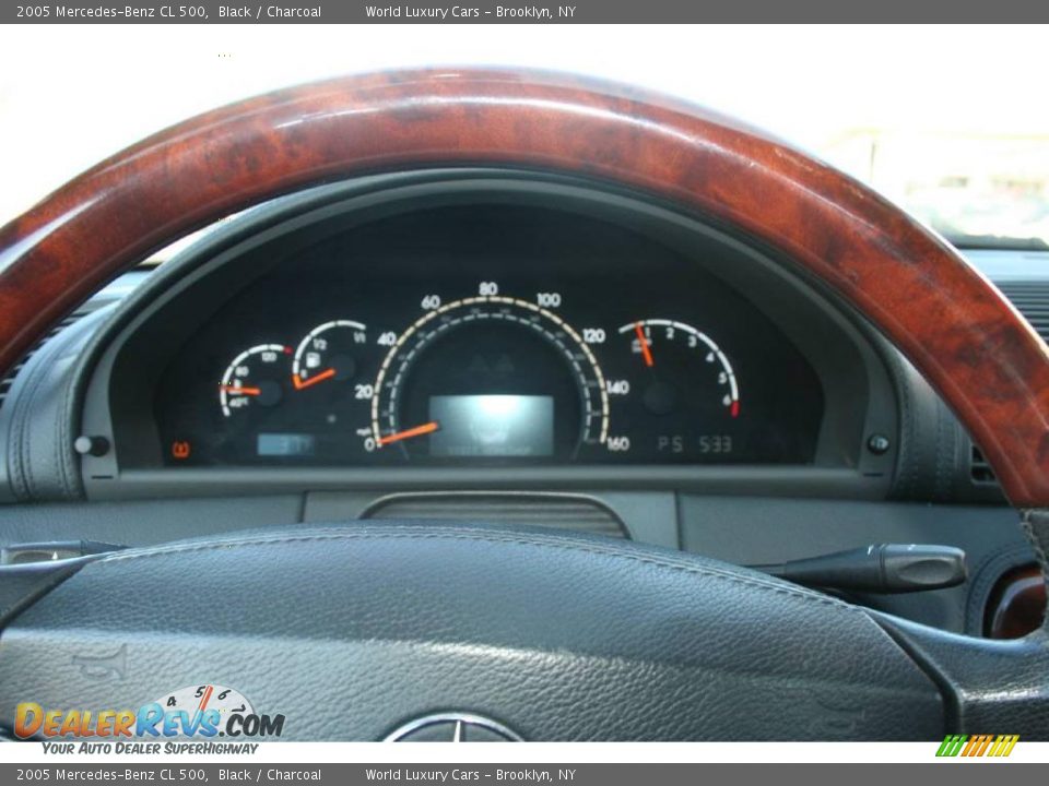 2005 Mercedes-Benz CL 500 Black / Charcoal Photo #8