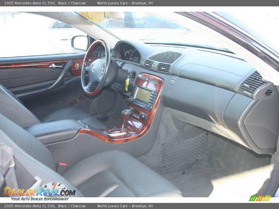 2005 Mercedes-Benz CL 500 Black / Charcoal Photo #12