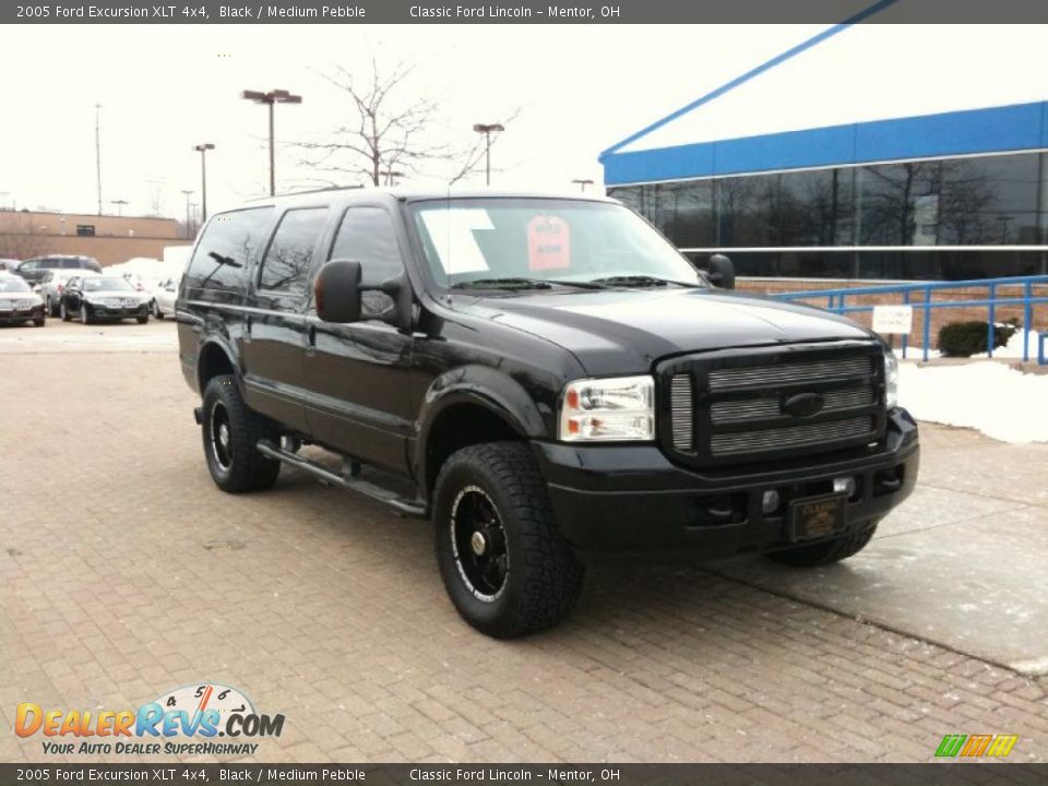 2005 Ford Excursion XLT 4x4 Black / Medium Pebble Photo #1
