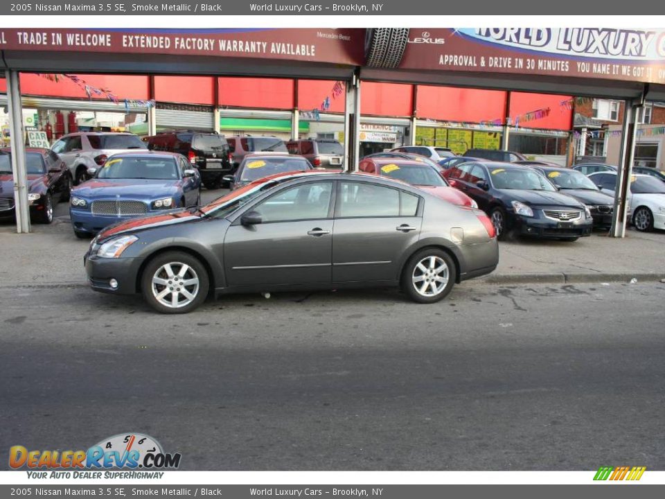 2005 Nissan Maxima 3.5 SE Smoke Metallic / Black Photo #1