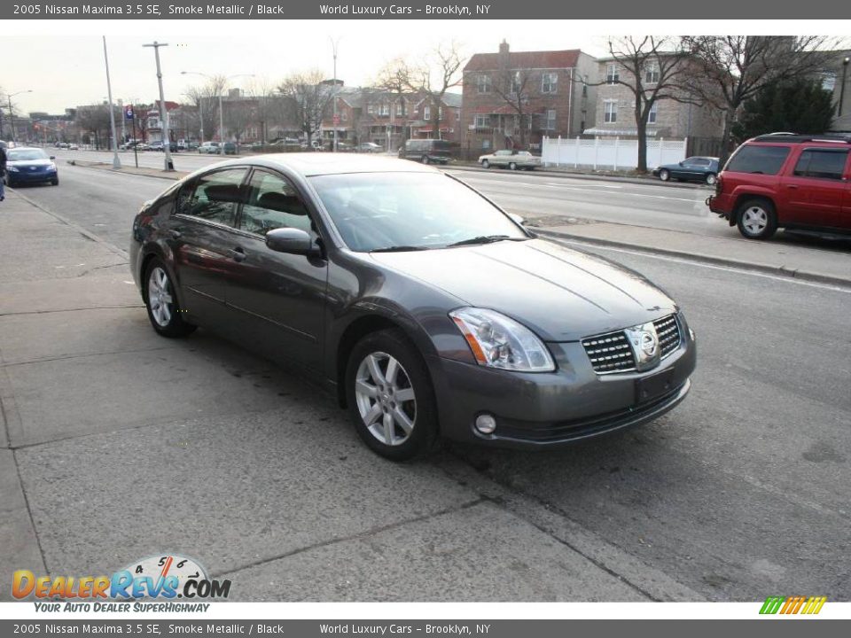 2005 Nissan Maxima 3.5 SE Smoke Metallic / Black Photo #4