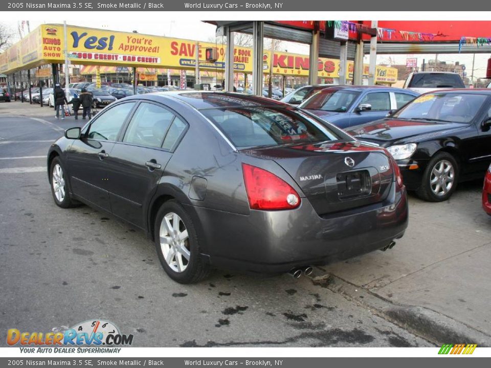 2005 Nissan Maxima 3.5 SE Smoke Metallic / Black Photo #6