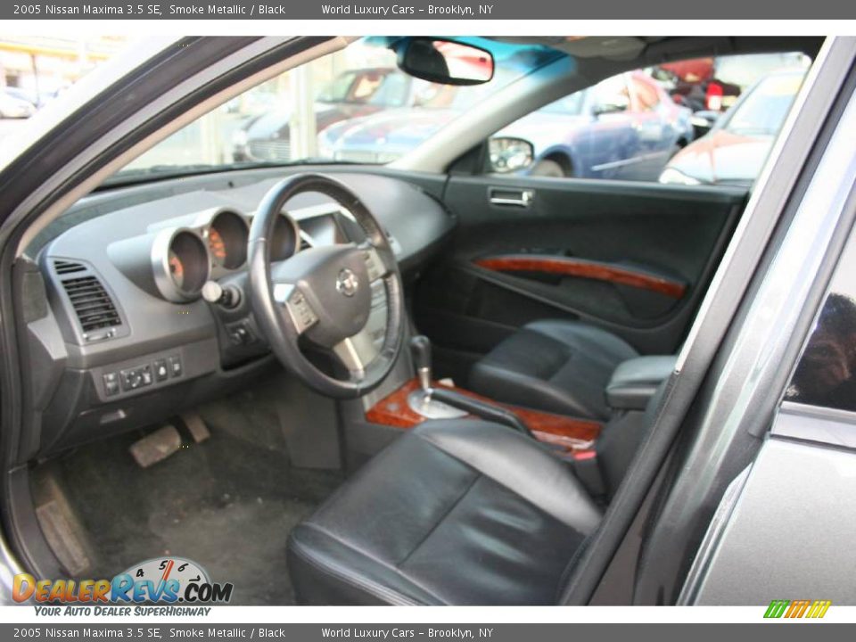 2005 Nissan Maxima 3.5 SE Smoke Metallic / Black Photo #7