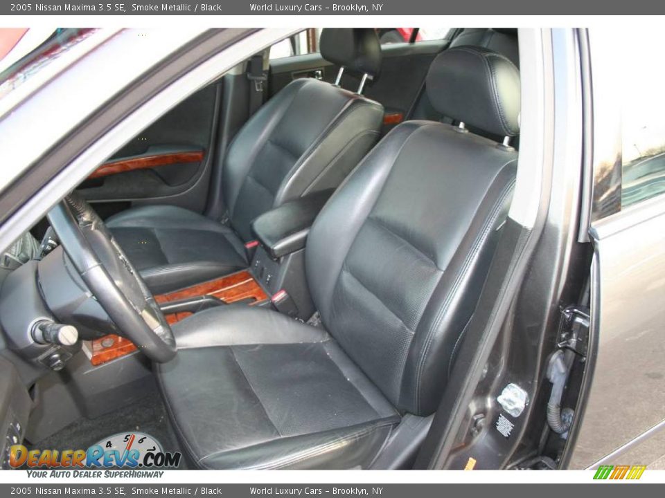 2005 Nissan Maxima 3.5 SE Smoke Metallic / Black Photo #8