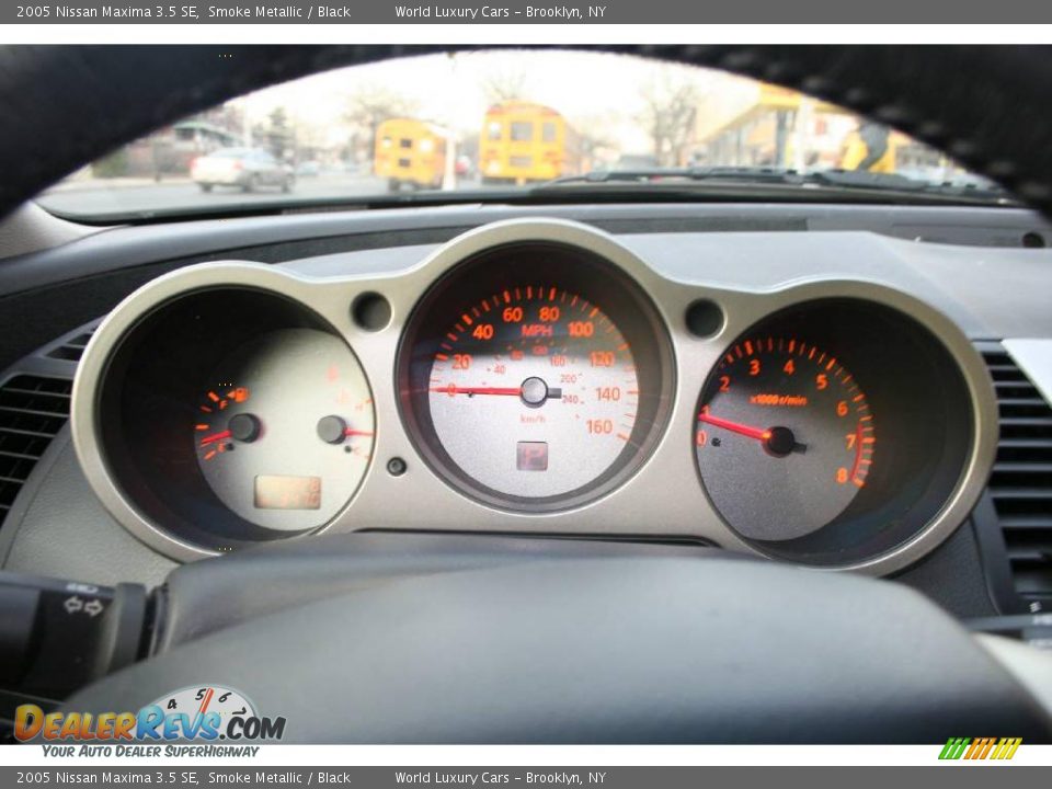 2005 Nissan Maxima 3.5 SE Smoke Metallic / Black Photo #9