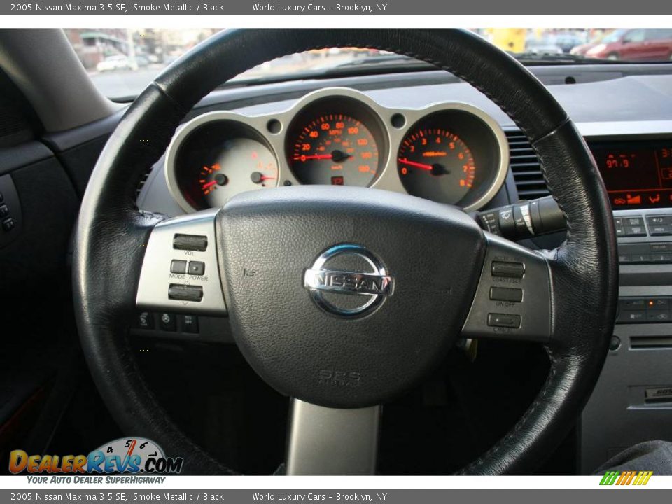 2005 Nissan Maxima 3.5 SE Smoke Metallic / Black Photo #10