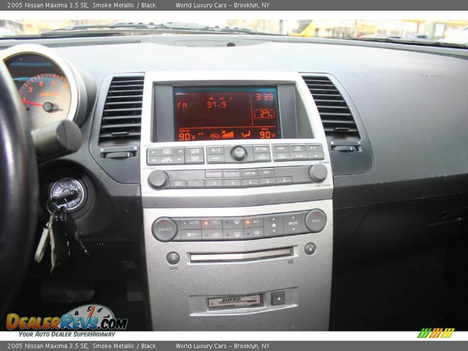 2005 Nissan Maxima 3.5 SE Smoke Metallic / Black Photo #12