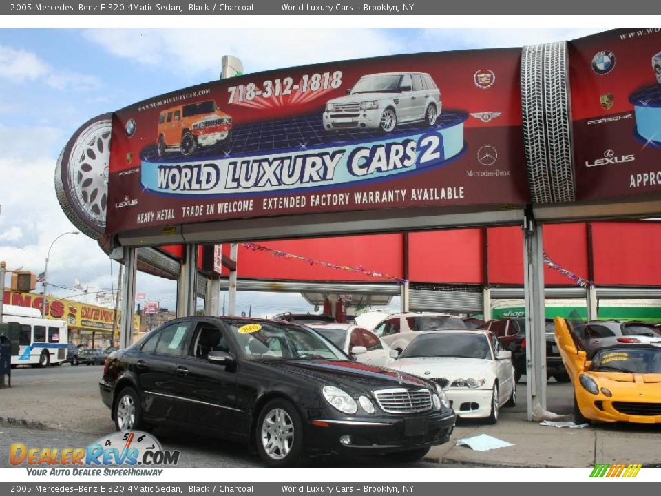 2005 Mercedes-Benz E 320 4Matic Sedan Black / Charcoal Photo #1