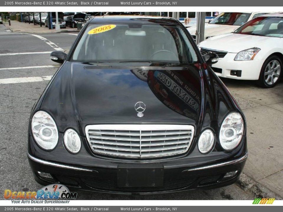 2005 Mercedes-Benz E 320 4Matic Sedan Black / Charcoal Photo #2