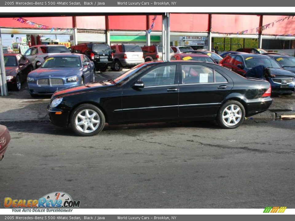 2005 Mercedes-Benz S 500 4Matic Sedan Black / Java Photo #1