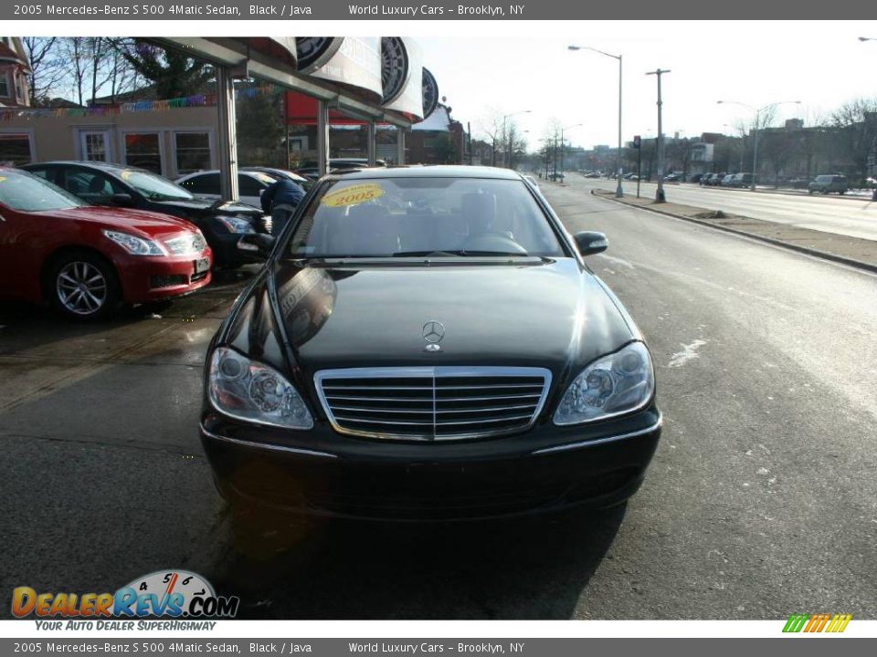 2005 Mercedes-Benz S 500 4Matic Sedan Black / Java Photo #3