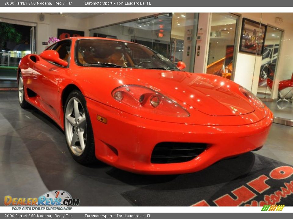 Front 3/4 View of 2000 Ferrari 360 Modena Photo #3