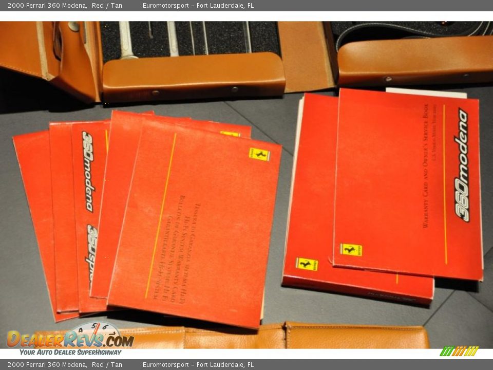 2000 Ferrari 360 Modena Red / Tan Photo #10