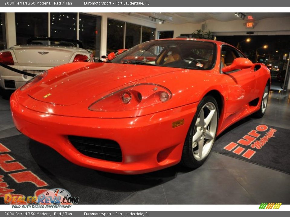 2000 Ferrari 360 Modena Red / Tan Photo #22