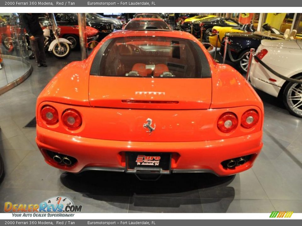 2000 Ferrari 360 Modena Red / Tan Photo #24