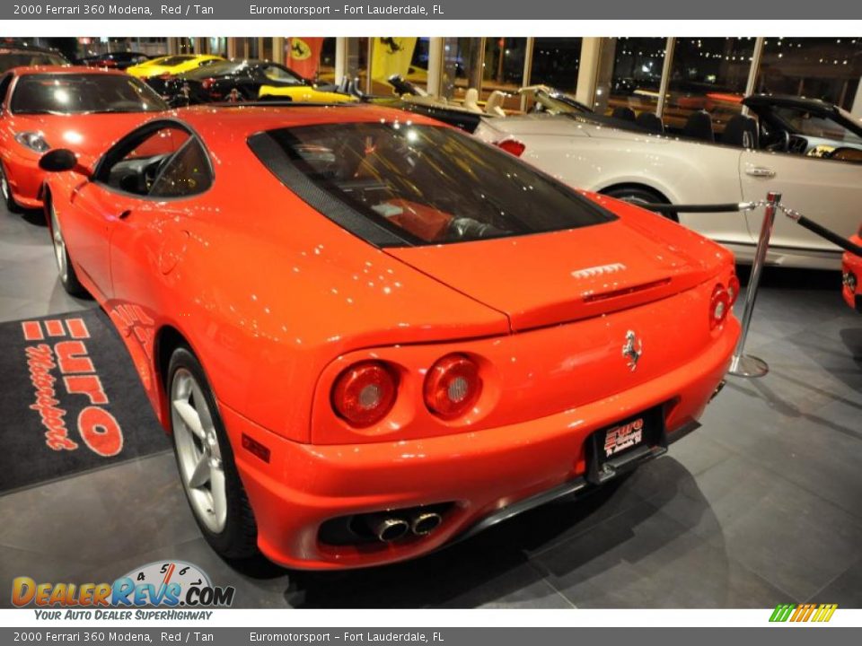 2000 Ferrari 360 Modena Red / Tan Photo #25
