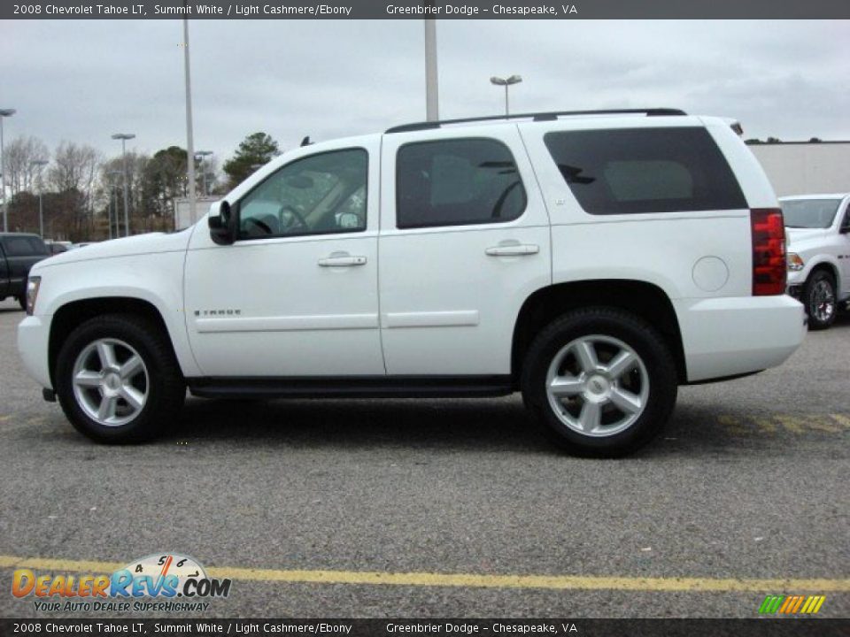 Summit White 2008 Chevrolet Tahoe LT Photo #3