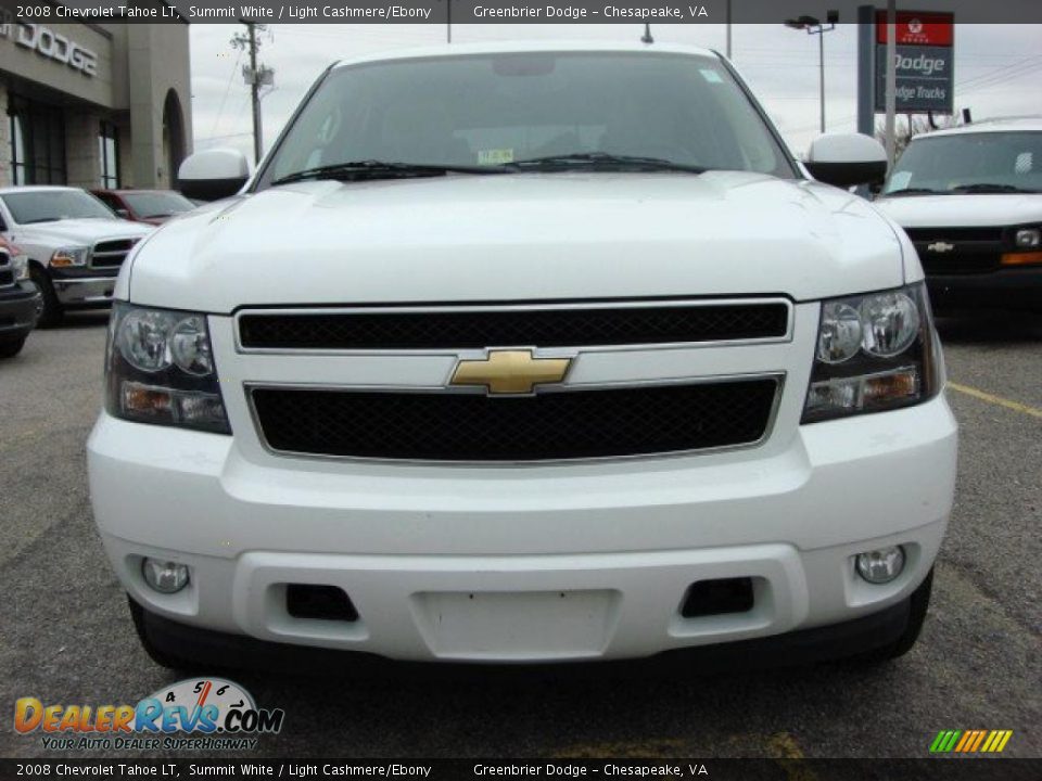 2008 Chevrolet Tahoe LT Summit White / Light Cashmere/Ebony Photo #9