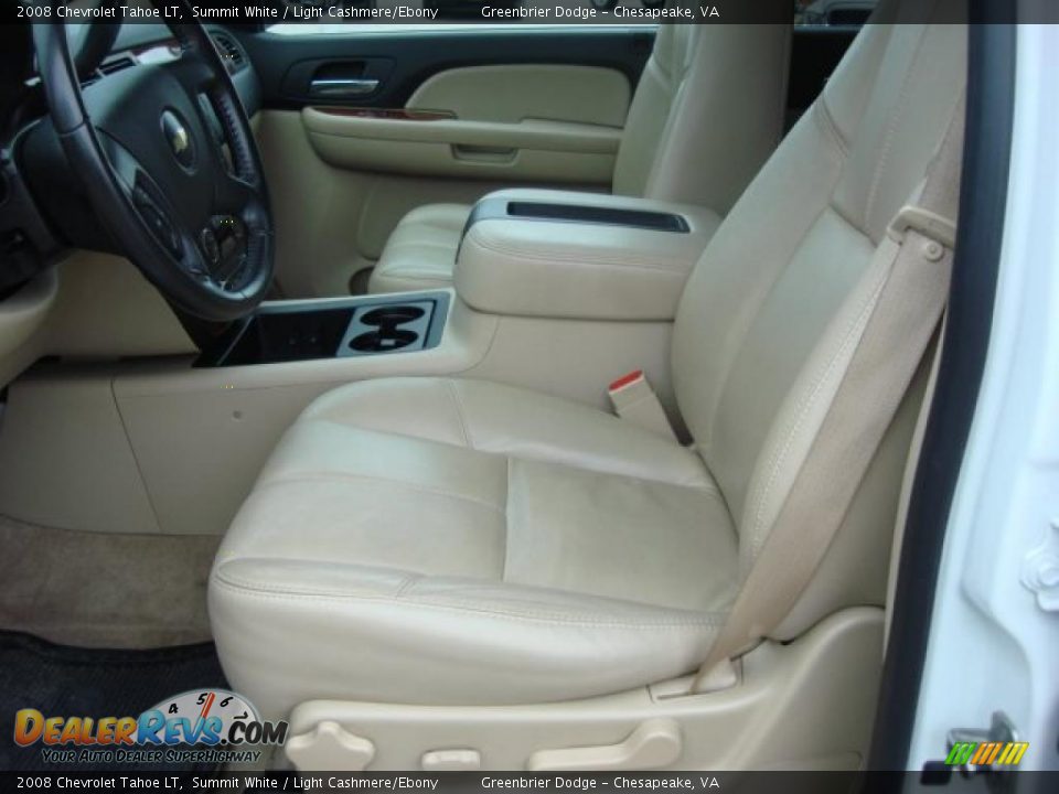 2008 Chevrolet Tahoe LT Summit White / Light Cashmere/Ebony Photo #10