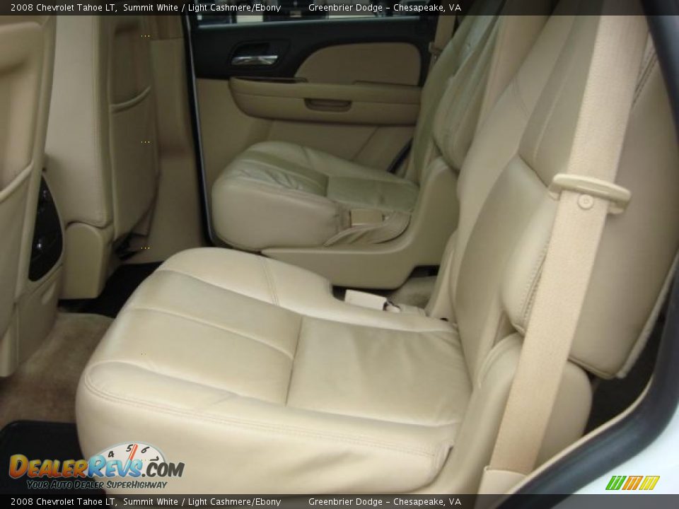 2008 Chevrolet Tahoe LT Summit White / Light Cashmere/Ebony Photo #12