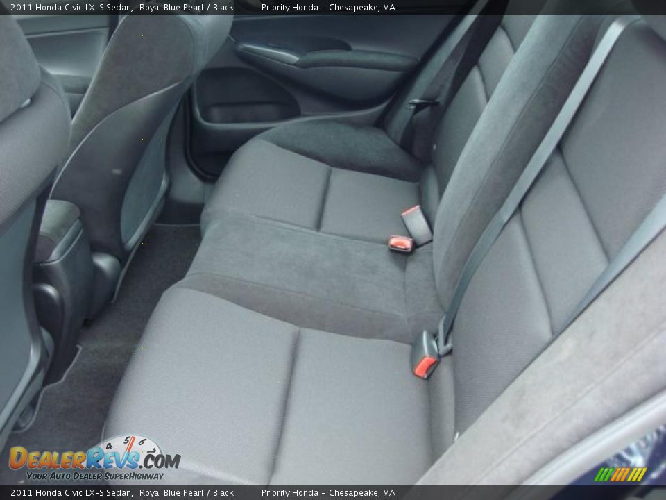 Black Interior - 2011 Honda Civic LX-S Sedan Photo #10