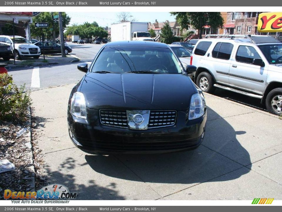 2006 Nissan Maxima 3.5 SE Onyx Black / Black Photo #2