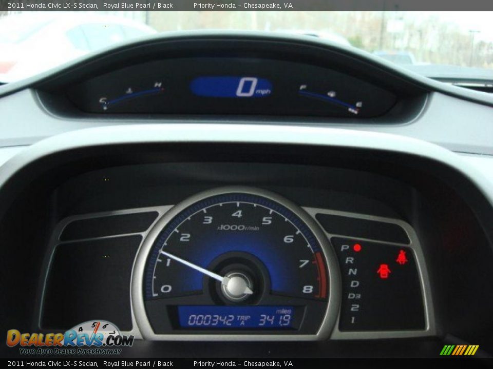 2011 Honda Civic LX-S Sedan Gauges Photo #13