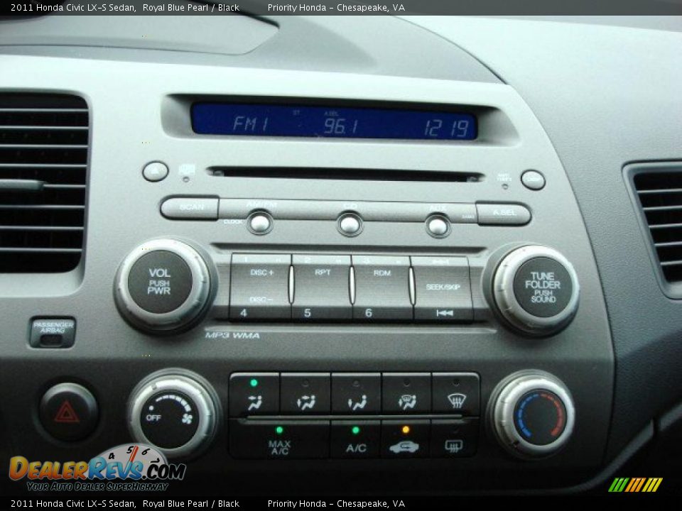 Controls of 2011 Honda Civic LX-S Sedan Photo #14