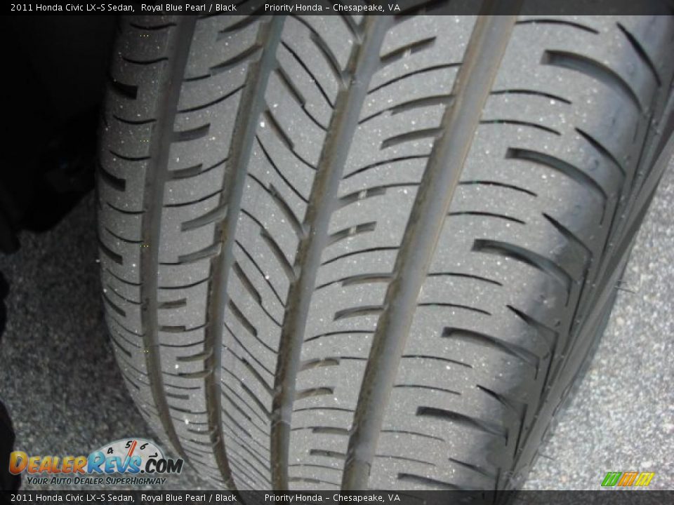 2011 Honda Civic LX-S Sedan Royal Blue Pearl / Black Photo #17